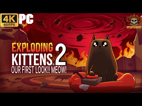 Exploding kittens 2 - Our First Look at Gameplay on PC Steam #explodingkittens #videogames - YouTube