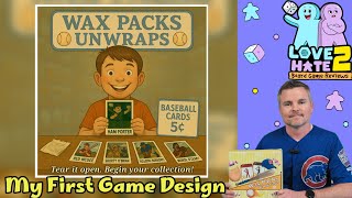 Wax Packs Unwraps - My First Board Game Design and the Story Behind It