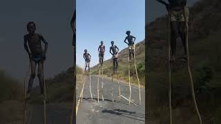 Download lagu Bena Tribe Kids Amazing Balance & Tradition”#BenaTribe #StiltWalking #OmoRegionTours mp3