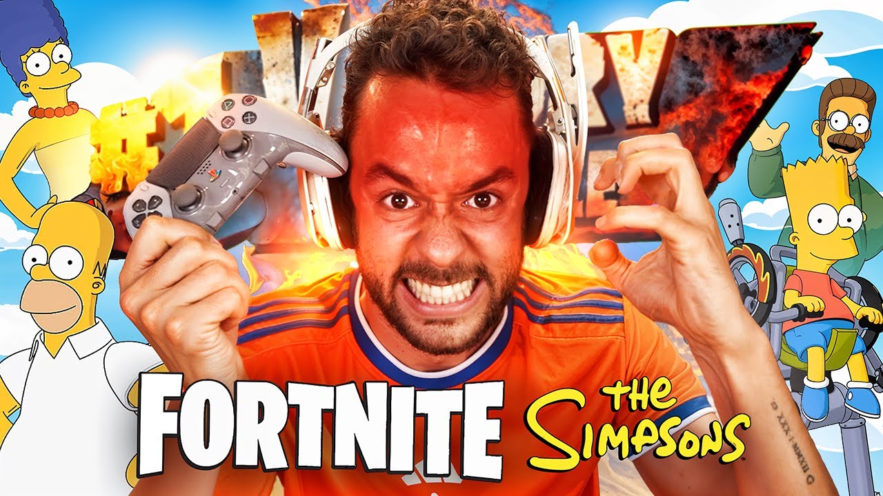 MI PRIMERA VICTORIA EN LOS SIMPSONS X FORTNITE - TheGrefg