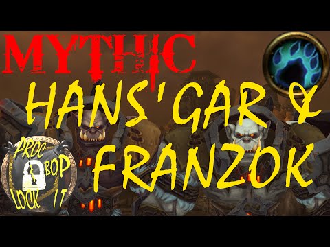 Blackrock Foundry - Mythic Hans'gar and Franzok (Guardian Druid PoV) [Guild First]