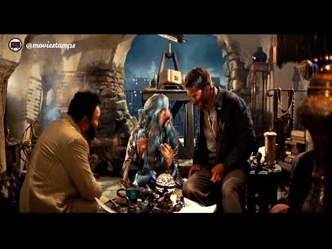 Raiders of the Lost Ark (1981)  - Poisoned dates scene | Bad dates | Harrison Ford