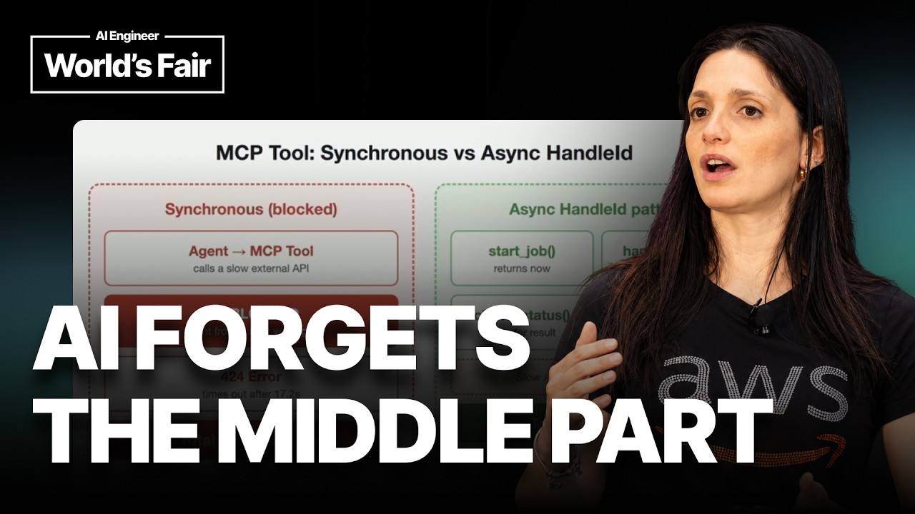 Why Bigger Context Windows Won't Save Your Agent — Elizabeth Fuentes Leone, AWS
