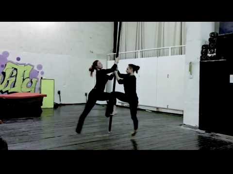 Flying Pole Tango by Karmazina Anna Tatyana Gordiyenko