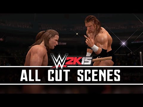 WWE 2K15 - ALL CUT SCENES - Best Friends, Bitter Enemies Showcase (Triple H & Shawn Michaels)