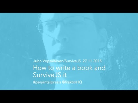 How to write a book and SurviveJS it