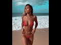 Hot And Sexy Model Desiree Scholtz Doing A Beach Bikini Walk