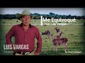 ME EQUIVOQUÉ - Luis Vargas