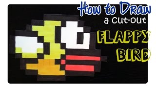 How to Draw Flappy Bird in Pencil and Markers - Artist Rage
