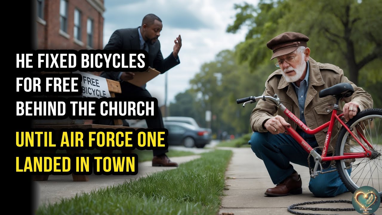 He Fixed Bicycles for Free Behind the Church — Until Air Force One Landed in Town