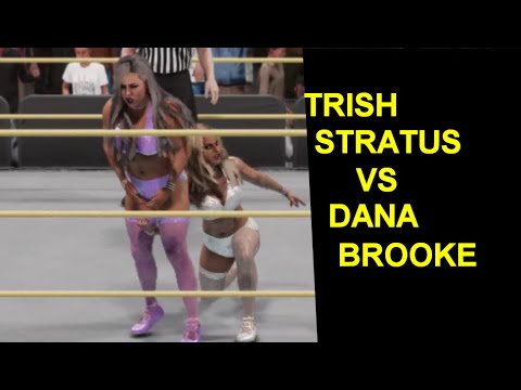 WWE 2K19 Trish Stratus vs Dana Brooke - Iron Woman Match