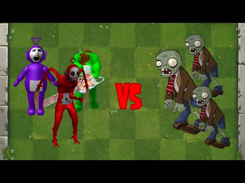 Slendytubbies vs Zombies - Plants vs Zombies Animation