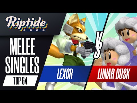 lexor vs Lunar Dusk - Melee Singles Top 64 - Riptide 2022 | Fox vs Ice Climbers