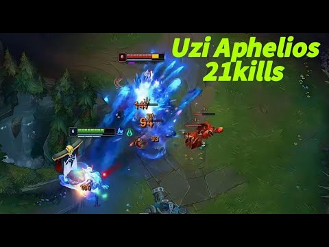 UZI APHELIOS VS JHIN , HE IS A MONSTER ON APHELIOS!