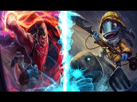 Mudjaco DunkMaster Darius TOP vs Fisherman Fizz League of Legends LoL