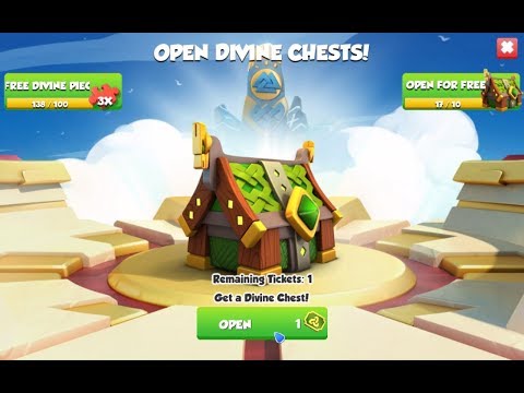 Open Divine Chests to get more Dragon, Dragon Mania Legends, DML Master