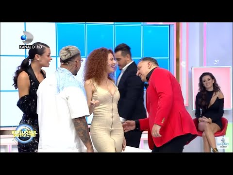 WHEEL OF FUN -Alex Velea, a hint in a redhead's bra! Vali Vijelie: "How not to touch.."