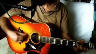 Before The Next Teardrop Falls ~ Duane Dee - Freddy Fender ~ Acoustic Cover w/ Epiphone Dove Pro VB
