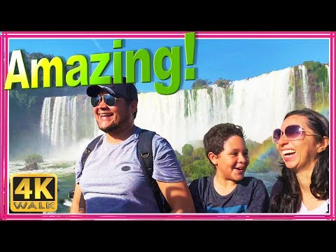 [4K] CAMINHADA Cataratas do Iguaçu / Cataratas do Iguaçu / Cataratas do Iguaçu FOZ DO IGUAÇU - BRASIL 4k Brasil