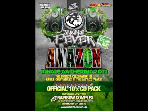 Kenny Ken MC Navigator & The Ragga Twins - Live @ Jungle Fever vs Amazon 14-7-12