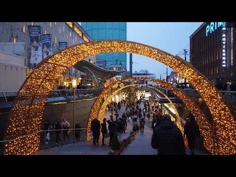 Walking in Rotterdam 🎄| The Day Before Lockdown | The Netherlands 4K⁶⁰