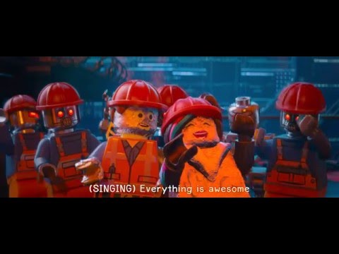 The LEGO Movie - Everything is Awesome (Robot Scene) Lyrics 1080pHD