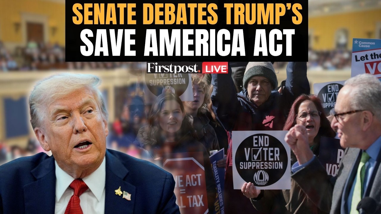 LIVE: US Senate Debates Trump’s “SAVE America” Act Ahead of November Midterm Polls | N18G