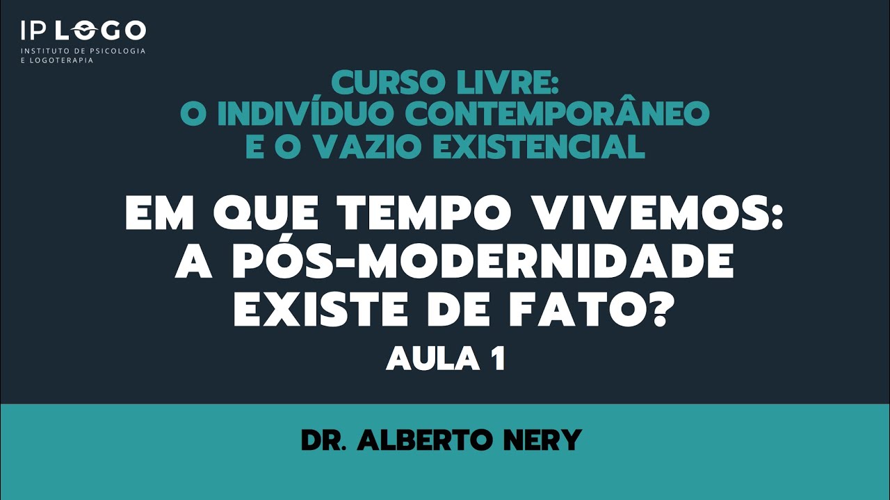 Curso Livre: O Indivíduo Contemporâneo e o Vazio Existencial