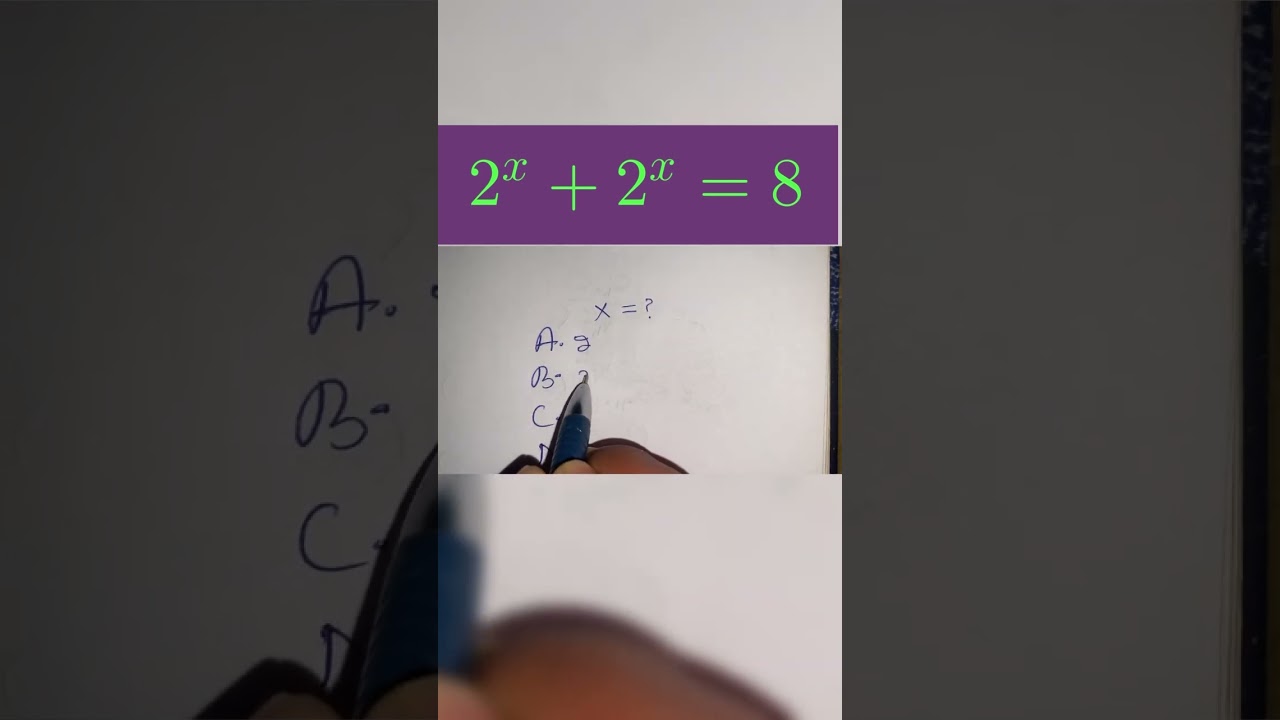 Nice Exponential #maths #shorts