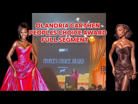 PEOPLES CHOICE AWARD | FULL SEGMENT OF OLANDRIA CARTHEN | #olandria #nicolandria 