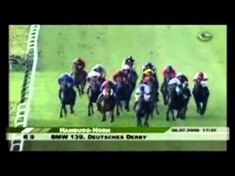 06.07.2008 Hamburg 9.Rennen BMW 139.Deutsches Derby 2008 Gruppe I (A) 2.400 m