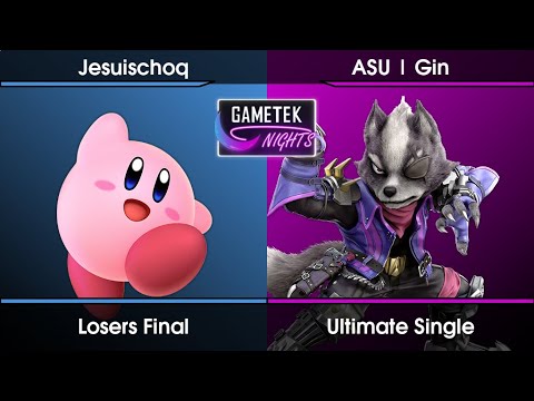 Gametek Night 2022.27 Losers Final - Jesuischoq (Kirby) Vs. Gin (Wolf) SSBU Ultimate Tournament