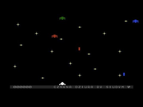 Czarna Dziura - Simple Atari Homebrew Game - Atari 8-Bit Assembly Programming 6502 MADS