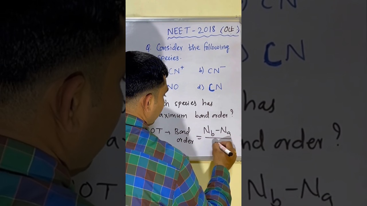 How to calculate bond order ?