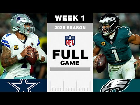Dallas Cowboys vs. Philadelphia Eagles FULL GAME | NFL 2025 Season Week 1