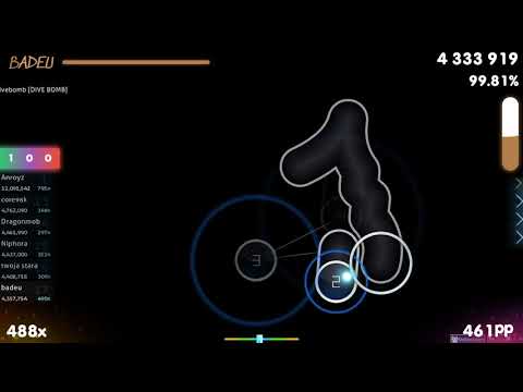 [8.31⭐] badeu | Madsonik & Kill the Noise Ft. Tom Morello - Divebomb [DIVE BOMB] 99.13% {#1 💖 4❌}