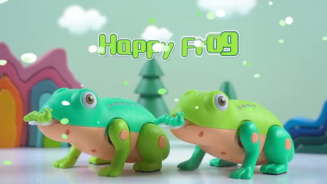 Mókás interaktív béka funkcióval több változatban videó