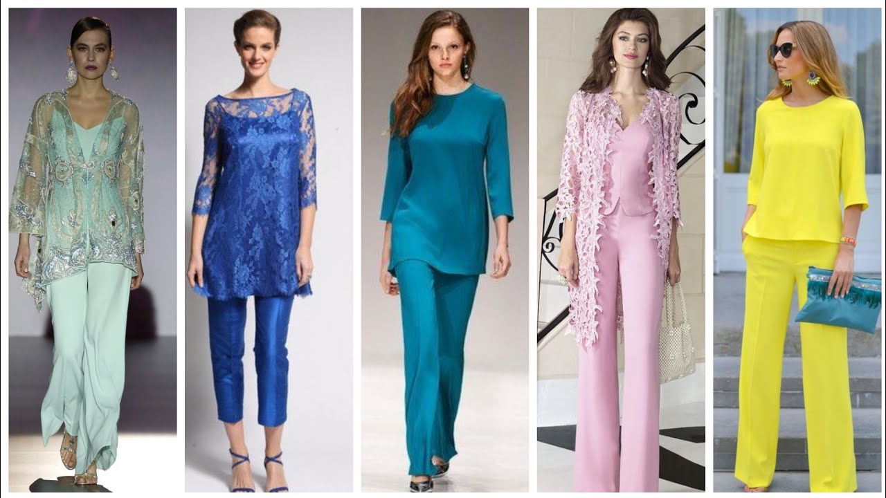 Gorgeous mother of the bride pant suit designing