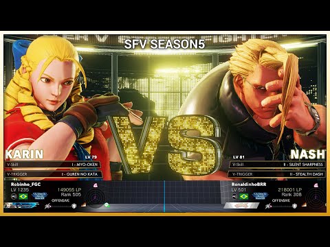 [SFV] RonaldinhoBRR Nash vs Robinho Karin