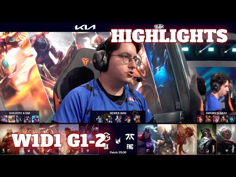 FNC vs GX - Game 2 Highlights | Week 1 Day 1 LEC Spring 2025 | GIANTX vs Fnatic G2 W1D1