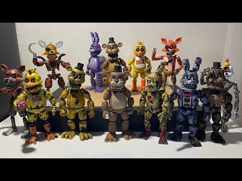 My Entire Five Nights At Freddys Custom Figure Collection