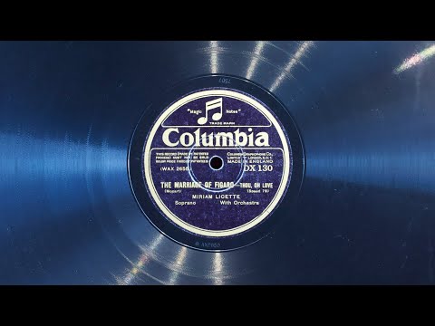 Porgi amor • Miriam Licette (EMG Mark Xb Oversize Gramophone)