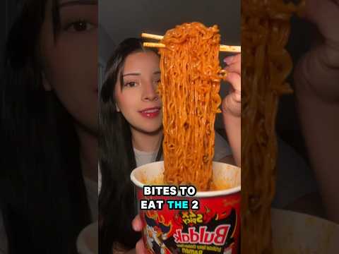 Spicy ramen challenge #buldak #spicyfood
