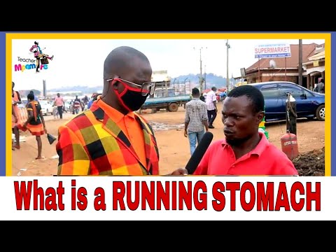 WHAT IS A RUNNING STOMACH | Teacher Mpamire on the street Latest African Comedy july 2020