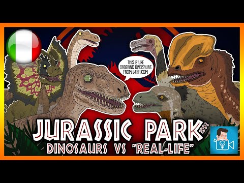 I dinosauri di JURASSIC PARK a confronto con i DINOSAURI REALI | TELL IT ANIMATED ITA