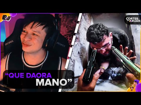 ARUAN REAGE: ESCONDE ESCONDE NO HOSPITAL ABANDONADO COM DUAS ARMAS (RENATO GARCIA) - Cortes do Aruan