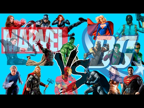 MARVEL SUPERHEROES vs DC SUPERHEROES - EPIC BATTLE (COMICS SUPERHEROES)