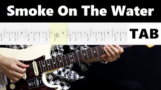 Deep Purple - Smoke On The Water / guitar cover tab tutorial