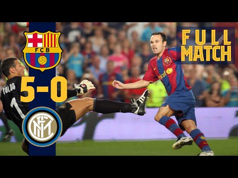 FULL MATCH: BARÇA 5 - 0 INTER (2007) with RONALDINHO, MESSI, ETO'O...