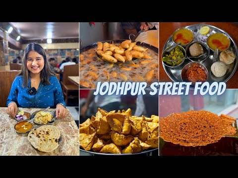 Best JODHPUR Street Food Tour (Part 1) | Mirchi Bada, Shahi Samosa, Gulab Jamun Ki Sabzi & More